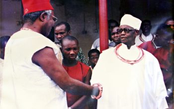 With Erediauwa late Oba of Benin