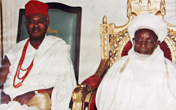 With Maccido late Sultan of Sokoto