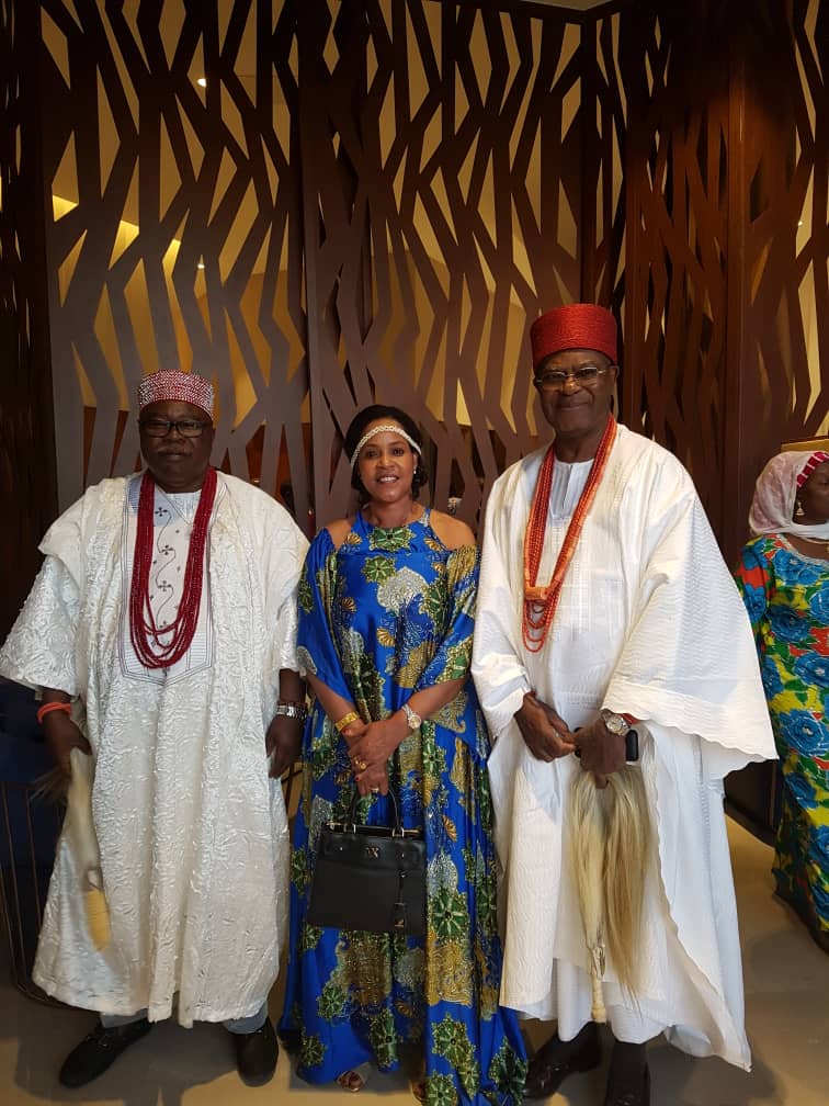 The Obi of Onitsha at the U. N. Women Dialogue in Addis Ababa with Queen Best Kamisiga, Queen Mother of Toro Kingdom, Uganda, and Igwe Emmanuel Nnabuife of Isseke, Anambra State