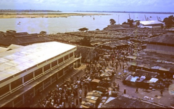Main Market, Onitsha in the 60's