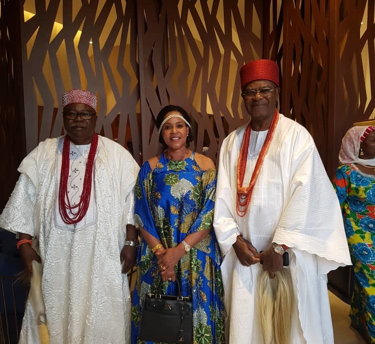 The Obi of Onitsha at the U. N. Women Dialogue in Addis Ababa with Queen Best Kamisiga, Queen Mother of Toro Kingdom, Uganda, and Igwe Emmanuel Nnabuife of Isseke, Anambra State