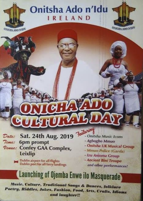 Onitsha Ado N'Idu Cultural Day In Ireland