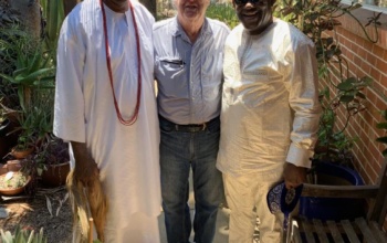 Henderson with Agbogidi and Odi Maduegbuna